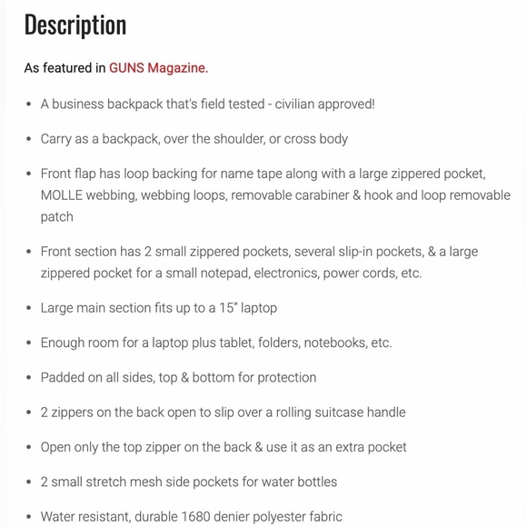 Flying Circle Business Backpack - Picture 5 of 5